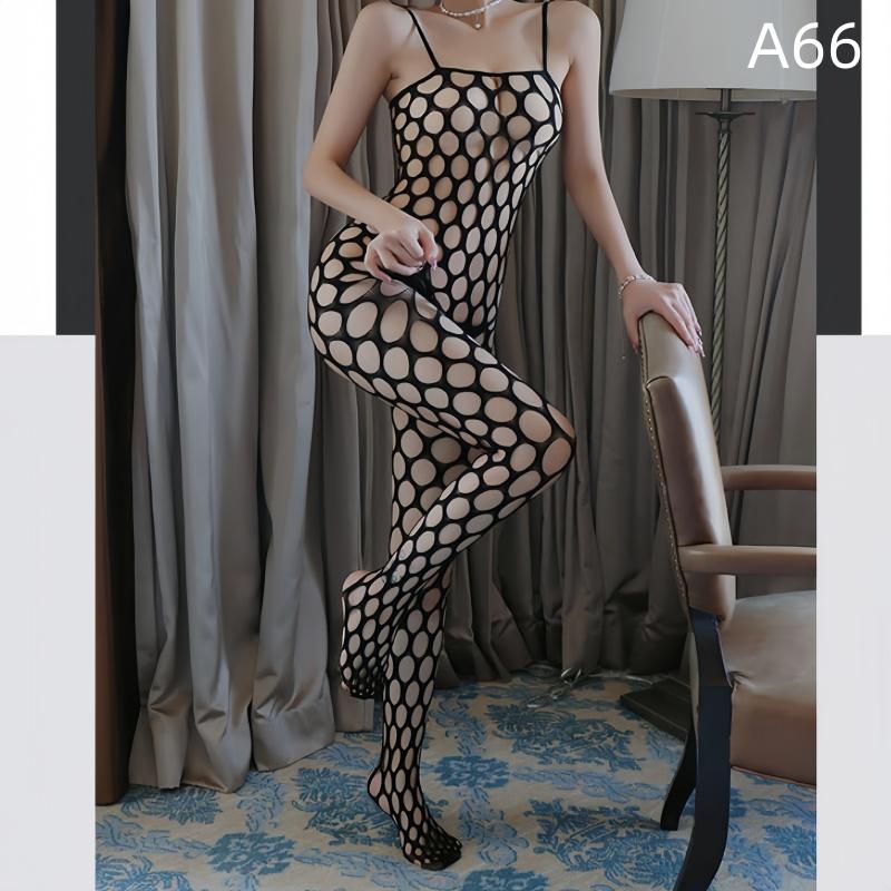 Sexy Netzstrümpfe mit offenem Schritt, Strumpfhose, Dessous für Frauen, Spitzenstrumpfhose, transparenter Body in Übergröße