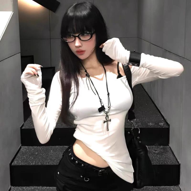 Y2K Retro Metal Cross Pendant Necklace For Women Girls Punk Gothic Black Rope Long Sweater Chain  Party Jewelry Gifts