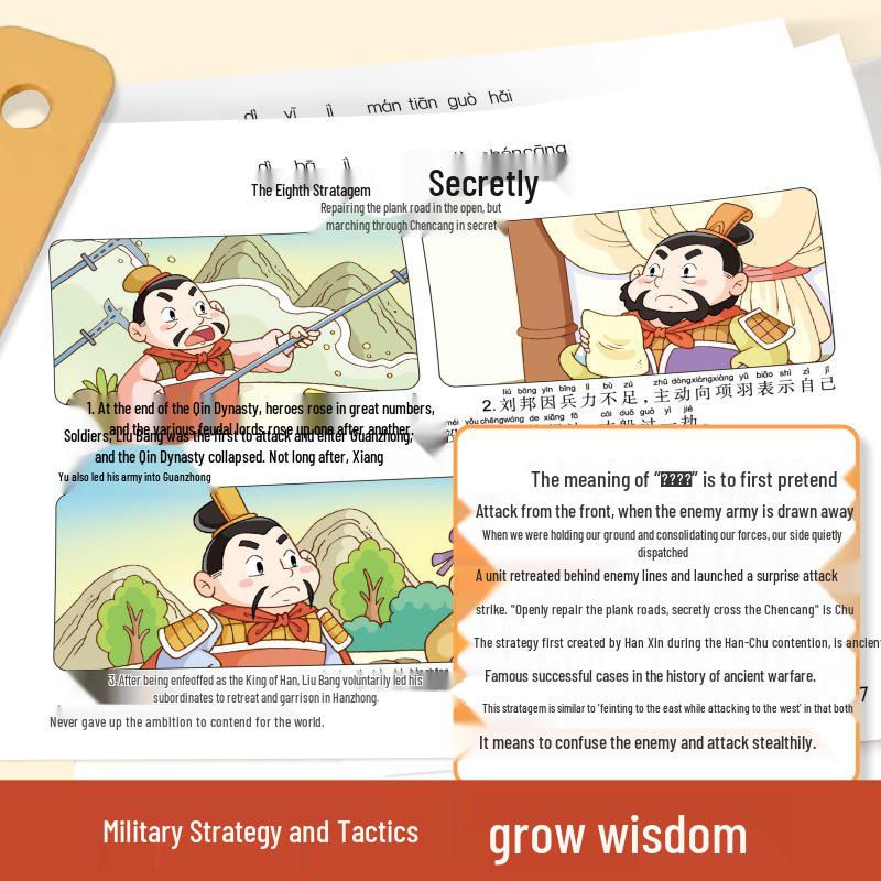 Illustrated Edition: Sun Tzu's Art of War, Thirty-Six Stratagems, and Fable Stories for Children