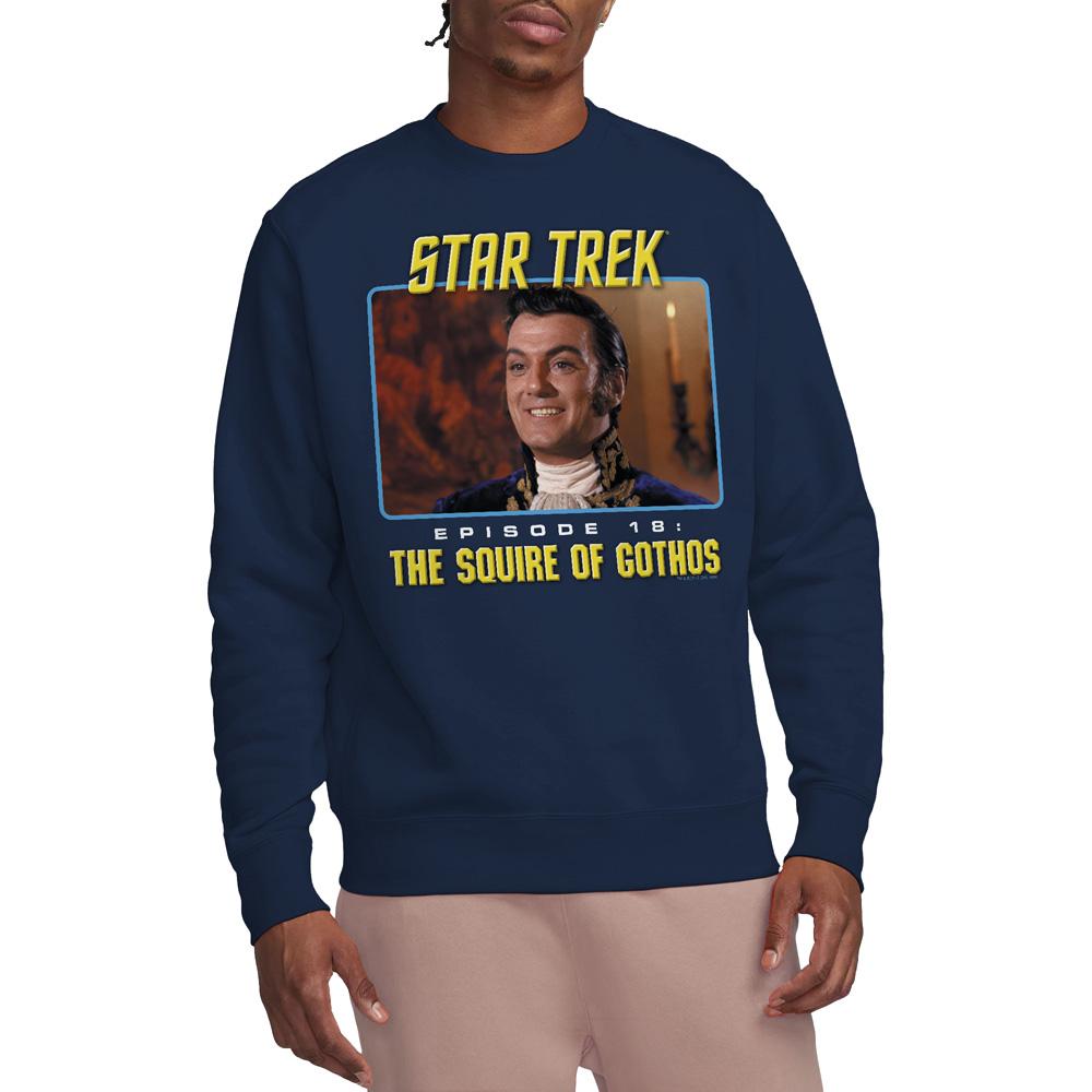 STAR TREK Unisex Adult The Squire of Gothos Sweatshirt