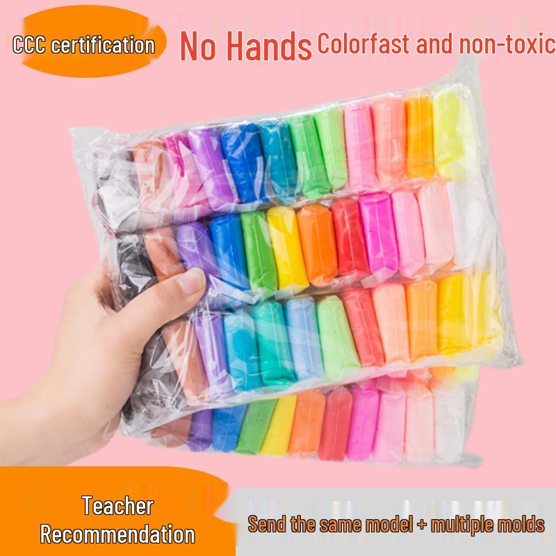 36-Color Kids DIY Space Clay Figurines