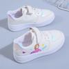 Girls shoes 2021 spring new children's little white shoes girls shoes white board shoes primary school students casual sports shoes