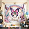 Butterfly Flower Party Backdrop 1pc - Celebration Decor