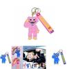 Poppy Playtime Huggy Wuggy Figurky Silikonový Klíčenka Přívěsek Hračka na Uvolnění Stresu