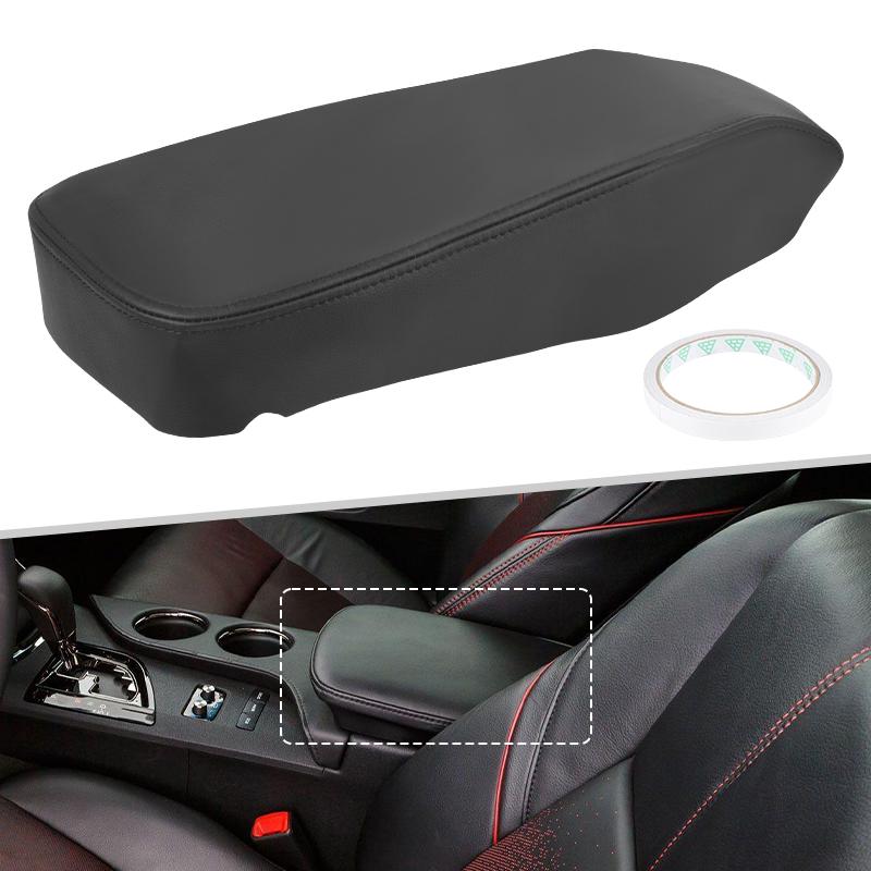 Black /Brown Console Lid Armrest Protect Cover For Toyota Avalon 2013 2014 2015 2016 2017 2018 Car Interior Replace Accessories