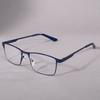 Men Business Full-Frame Design Reading Glasses Blue Light Blocking Flexible Classical Retro Presbyopia Eyeglasses With Spring +1