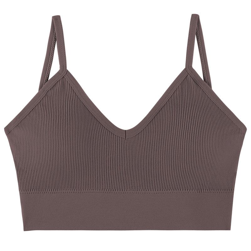 Seamless Deep V Large Size Base Sling Vest Female Sexy Beauty Back Anti-light Tube Top, Chest Wrap and Seamless Versatile Underwear