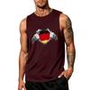 Men's Sleeveless Tank Top Fan Support Shirt with Graphic Print for Sports Events Casual Summer Wear Lightweight Breathable Fabric