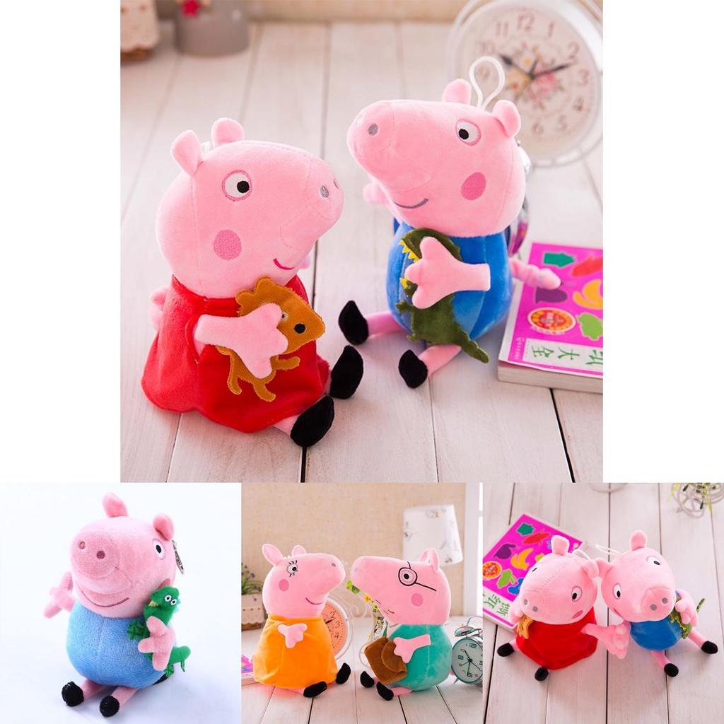 Peppa Pig Plush Toy Family Set With Pp Cotton Fill For Kids Birthdays And Sleep Time