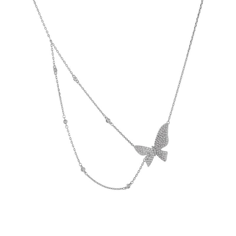 

Ожерелье Butterfly Light Luxury Niche Design для женщин на Новый год на ключицу