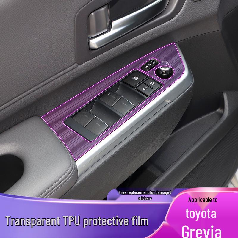 Toyota Granvia Schalthebel-Konsolen TPU-Schutzfolie