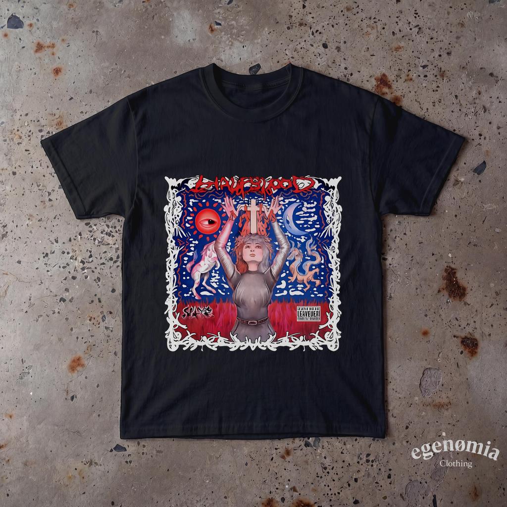 Slayr Halfblood Merch Tee, Underground Rap Album Shirt, Y2K Tour Merch, Unisex Gift, Ken Carson, Lucy Bedroque