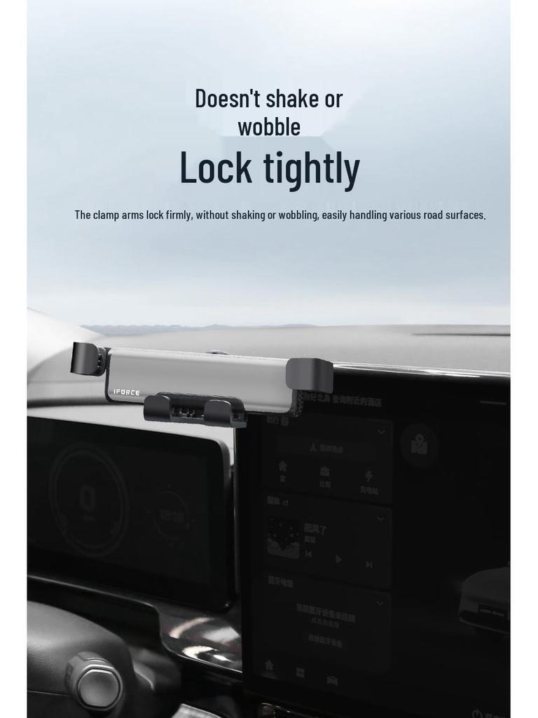 Dedicated Car Holder for 2024 GAC AION Smax: Black Tech Navigation Interior Accessory
