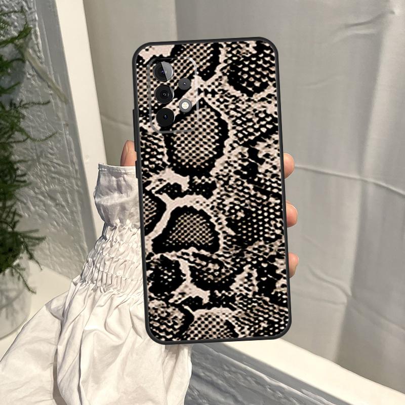 Schlangenhaut-Print Hülle Für Samsung Galaxy A54 A34 A13 A23 A33 A53 A73 A12 A14 A22 A32 A52 A51 A71 A21S Hülle
