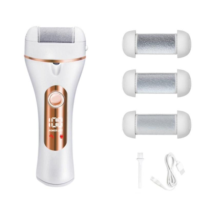 Rechargeable Foot Grinder Having Two Speed Modes And Ergonomic Design Perfect For Dry Cracked Heels Removal