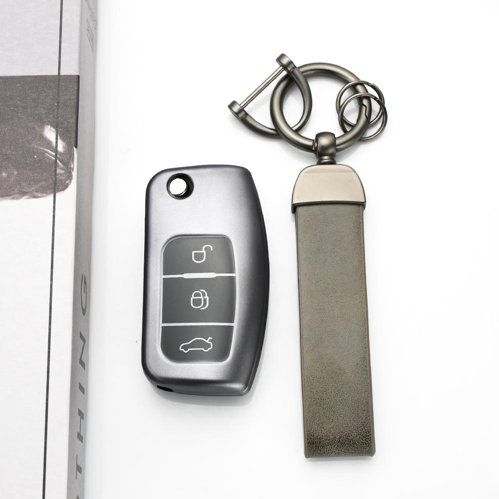 Auto Keyless Fob For Ford Eco Sport Galaxy Falcon B-Max C-Max Fiesta Focus 2 Ecosport Kuga Escape TPU Car Remote Key Cover Case