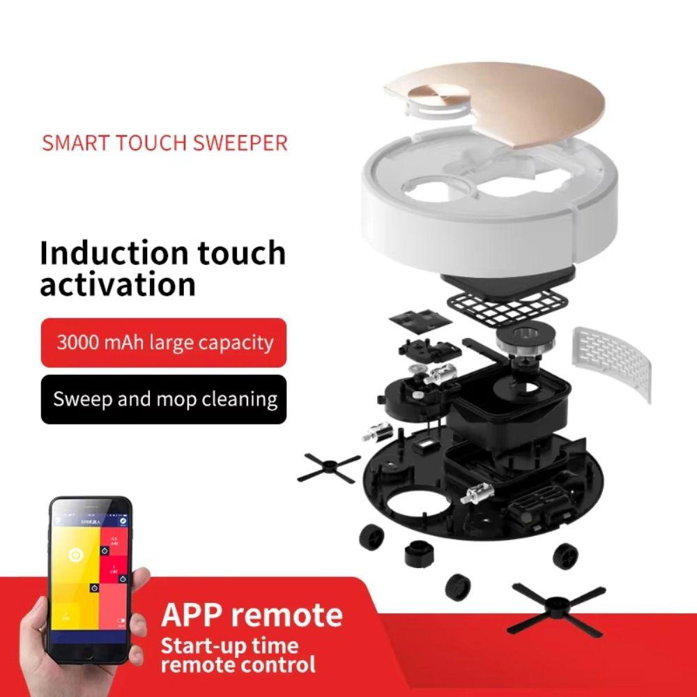 App Control Robot Vacuum Cleaner Wireless Smart Robot Vacuum Sweeping Robot Home Office