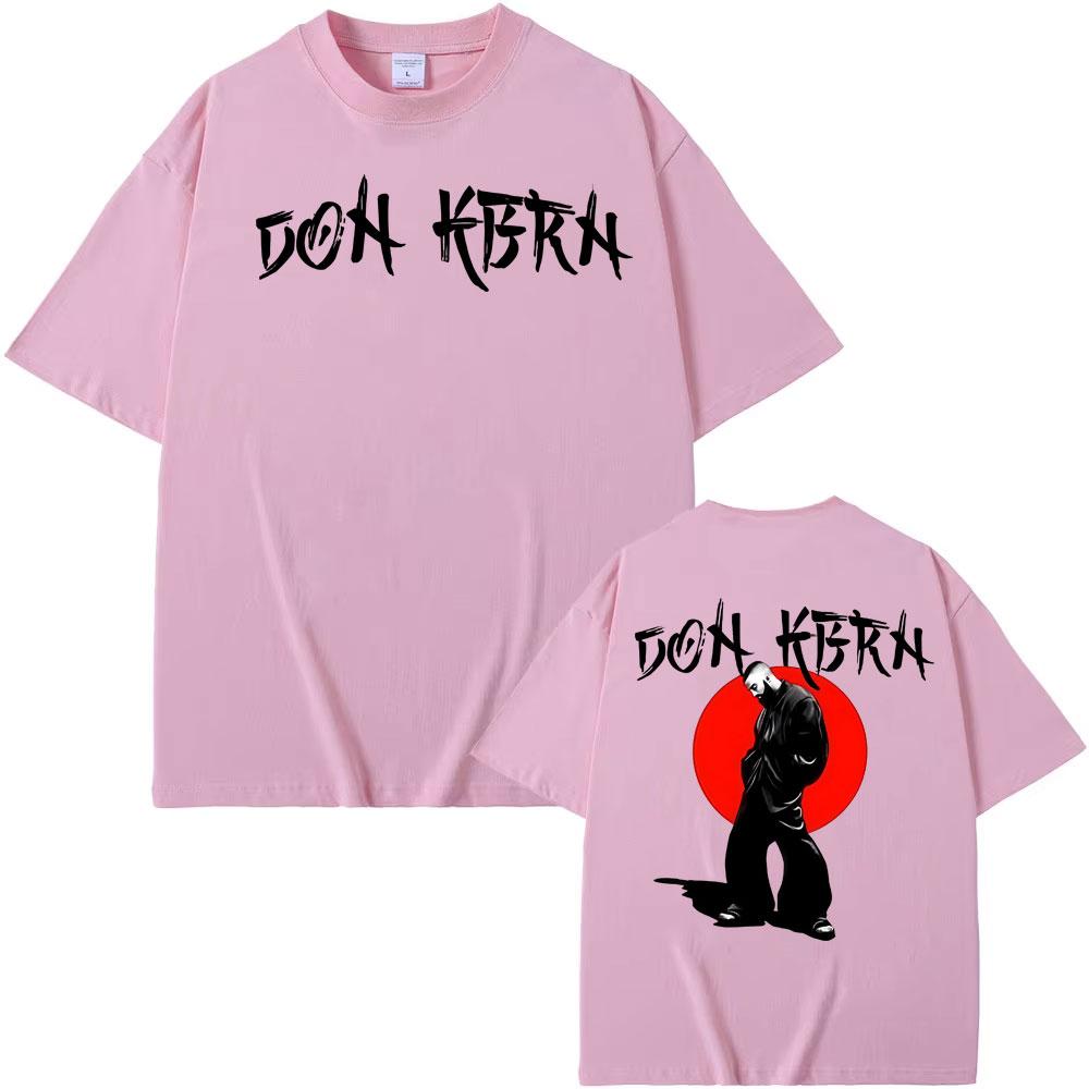 Eladio Carrion Don Kbrn Album 2025 Tour Double Sided Print T Shirts Men Women Gothic Clothes Hip Hop T-shirt 100% Cotton T Shirt