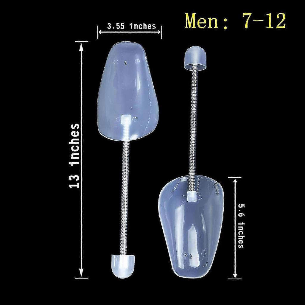 10 Pairs Plastic Shoe Tree Stretcher Shaper for Men (White)