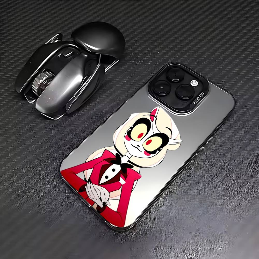 Charlie Morningstar H-Hazbin H-Hotel Phone Case For iPhone 17,16,15,14,13,12,11 Plus,Pro Max,Colored Silver Phone Case iPhone15plus