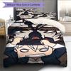 Anime Pattern Bedding Quilt Set Quilt Cover Pillowcase Home Decoration Birthday Gift (1 * Duvet Cover + 2 * Pillowcase, Without Core)