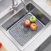 Kitchen Sink Silicone Protector Silicone Kitchen Sink Protector Mats Heat Resistant Hot Cookware Pad Dish Drying Rack For Soup