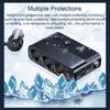 Ładowarki samochodowe 128W PD+QC3.0 Adapter szybkiego ładowania 3-gniazdowy rozdzielacz zasilania 12-24V z 4 portami USB