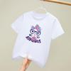 ASK JUNIOR Girl's Cartoon Print Cotton T-Shirt