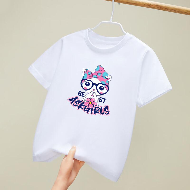 

ASK JUNIOR Girl s Cartoon Print Cotton T-Shirt 38