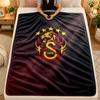 Flannel BlanketGalatasaray FC Warm Soft Throw Blanket for Indoor Sofa Bed Living Room Use