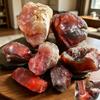 Natural Red Agate Stone for Jewelry Making Healing Crystal Reiki Stone Home Decoration Meditation Stone Gemstone Specimen Collection Stone Gift
