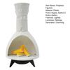 LED Miniature Fireplace Light Luminous Tabletop Fireplace Figurine Desktop Night Light Ornament for Home Holiday Decor