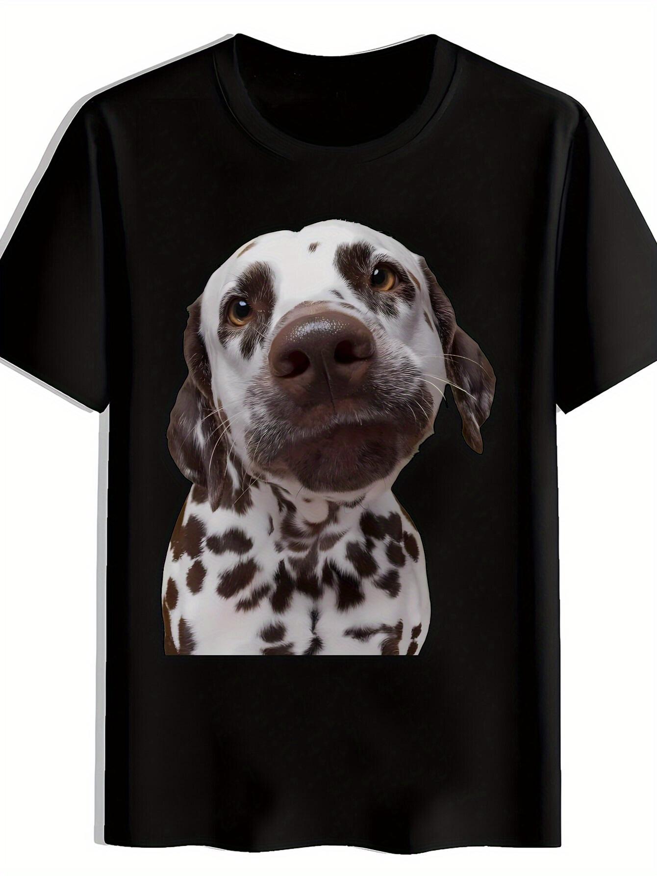 T-shirt Dachshund Dog Print Short Sleeve - Summer Casual Round Neck Tee with Cute Dachshund & Puppy Patterns XL