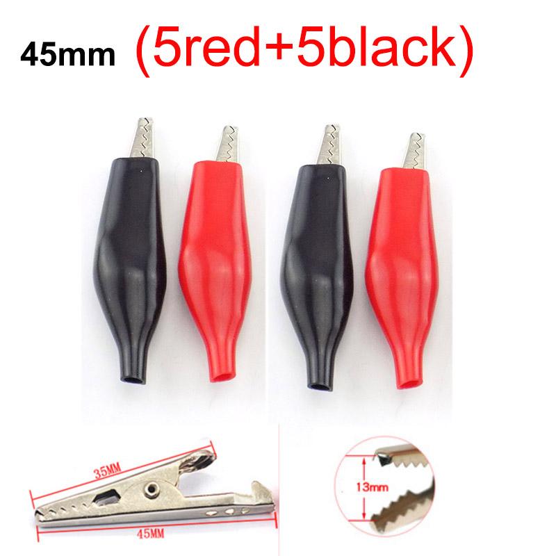 Agrafe aligator Cablu de testare electric Pince Crocodil DIY Jumper Sârmă Electric Roach Cordon Pedală pentru multimetru