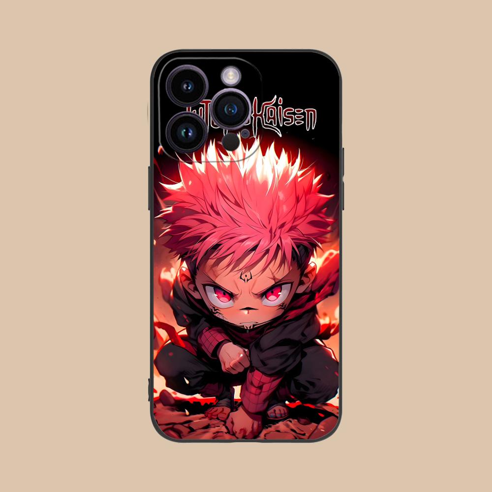 Jujutsu Kaisen Sukuna Mobile Phone Case for iPhone 17 16 15 14 13 12 11 X XR XS 8 7 Air Pro Max Plus Mini Colorful Cover Pretty