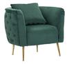Armchair Bucharest Green Cm 76X74X73