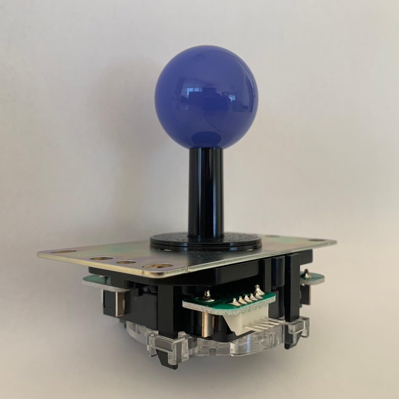 

Sanwa Denshi Board Type Joystick Lever Dark Blue Flat Iron Plate with Shaft Cover JLX-TP-8YT-SK-DB
