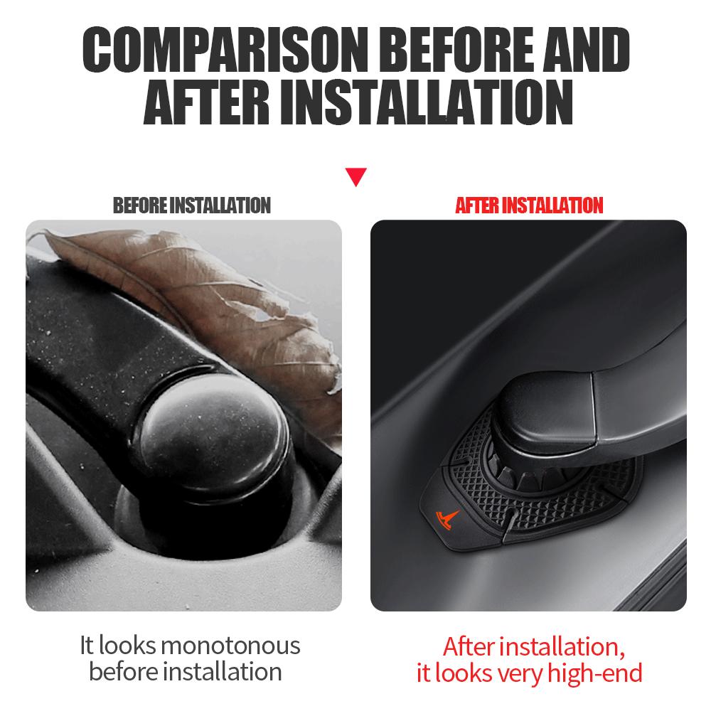 2Pc Car Accessories Wiper Arm r Hole Dustproof Cover Silicone Windscreen Wiper Pads For Tesla Model 3 Model S X Model Y Roadster