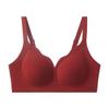 Women's Seamless Lifting Bra for Small Breasts Comfortable Adjustable Anti-sagging Gathered and Side-breasted Breast Support