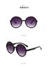 New personalized retro round sunglasses, men's and women's European and American fashion street shooting, hip-hop sunglasses, women's high-end sense