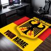 Custom Name Bundeswappen Rug - Decorative Non-slip Carpet With YourName For Bedroom Or Office Perfect Gift For Family And Friends