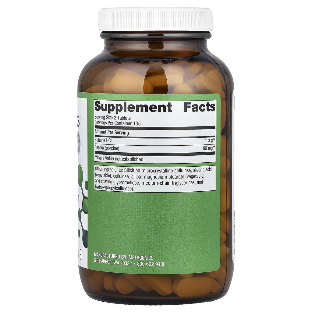 Spectrazyme® Betaine Hcl + Pepsin, 270 Tablets