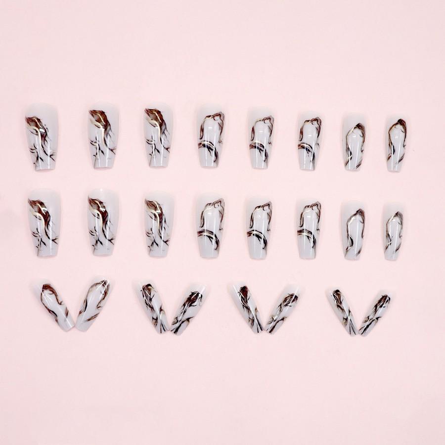 Elegant Black Chinese Style Pattern Ballet Nails: Cool, Fashionable, and Wearable