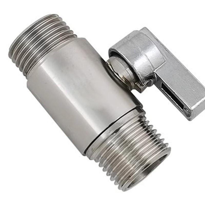 Stainless Steel Quick Connect Ball Valves Leakproof Seal And Simple Setups Flows Control Valves For Bathroom Water Heaters