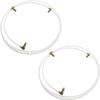 2pcs Top Hydraulic Fluid Hose Lines For Ford Fairlane 1966-1969