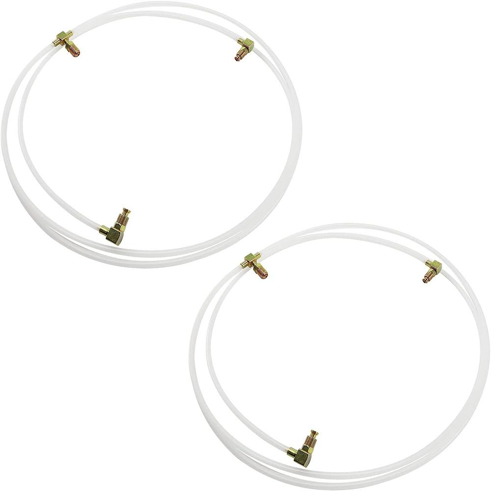 2pcs Top Hydraulic Fluid Hose Lines For Ford Fairlane 1966-1969