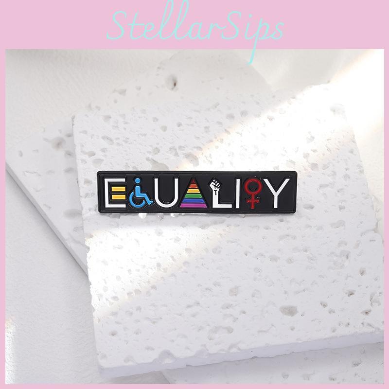 Duhový Jedinečný Pruhovaný Kreslený Kovový Odznak Barevná Smaltovaná Brož Na Oblečení Tašky A Osobní Věci