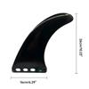 Pinne SUP a Rilascio Rapido Pinna Rotonda Sicura Ricambio Pinna Singola Paddle Boarding