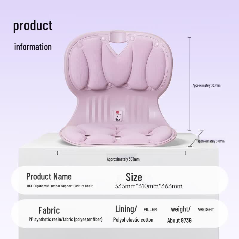 BKT Ergonomisches Lendenstütz-Sitzkissen