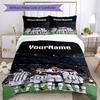 Juventus Customize Your Name Bedding Set Breathable Duvet Cover with Pillowcases Home Decoration Birthday Gift
